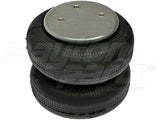 Air Spring 454-7400L Double Convoluted Rubber with Steel Piston