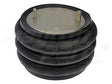 Air Spring 454-8008L — Triple Convoluted Rubber with Steel Piston, 16.14 in Height