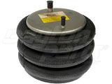Air Spring 454-8018L Triple Convoluted Rubber with Steel Piston — 15.75 in Height