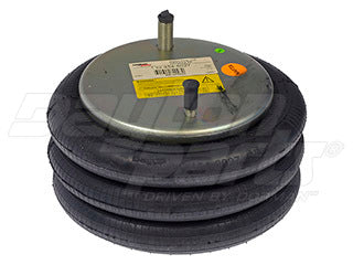 Air Spring 454-8027L — Triple Convoluted Rubber with Steel Piston, 15.75 in Height