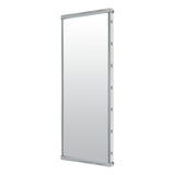 Mirror Head West Coast Yellow Chevron 6" x 16" Aluminum 
