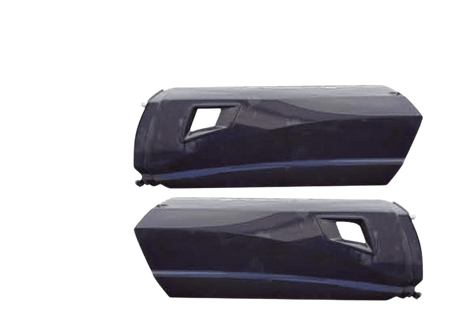 Kenworth T680 69.3 Inch Long Middle Fairing With Hole (No Bracket) Left Driver Side For 2013 - 2022