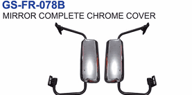 Freightliner Columbia Mirror Complete Chrome Driver Side 2002 - 2011