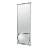 Mirror Head West Coast Yellow Chevron Dual-Vision 6" x 16" Aluminum