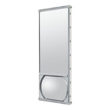 Mirror Head West Coast Yellow Chevron Dual-Vision 6" x 16" Aluminum 