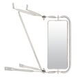Mirror Assembly West Coast Custom International 7" x 16" Stainless Steel 1612822C91