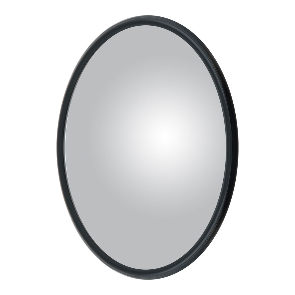 Mirror Head Convex Center-Mount 10" Black Plastic