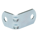 Mirror J-Bracket Convex 3/8" Holes Stainless Steel