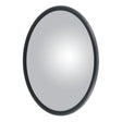 Mirror Head Convex Offset-Mount with J-Bracket 5" Black Powder Coat Carbon Steel