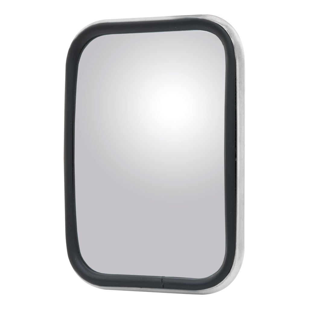Mirror Head Convex Rectangular Center-Mount 5-1/2" x 7-1/2"Anodized