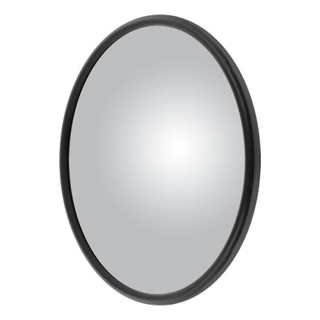 Mirror Head Convex Offset-Mount with J-Bracket 8" Black Powder Coat Carbon Steel