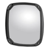 Mirror Head Convex Fits 3/4" to 1-1/4" Tube Aerodynamic 8" Black Plastic