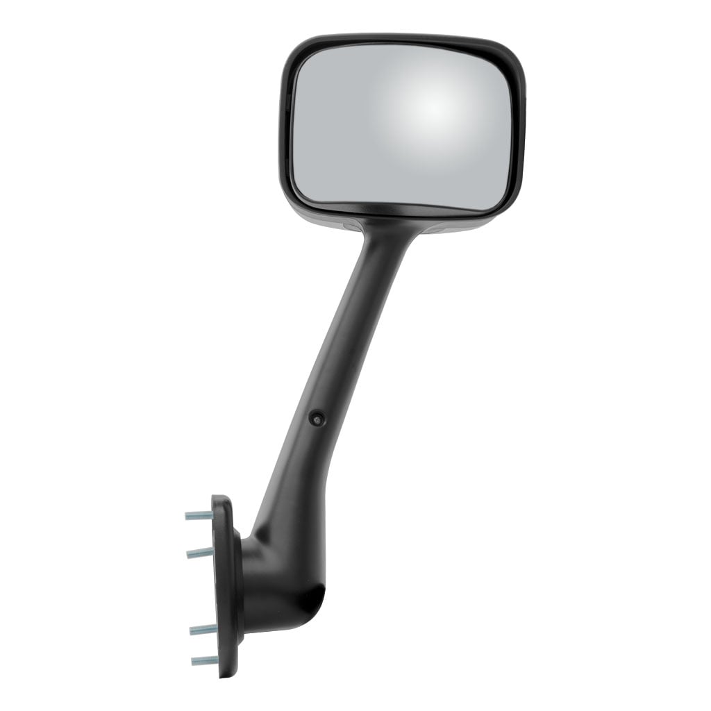 Mirror Assembly Passenger Side Convex Pedestal-Mount 8" x 6" Chrome Plastic