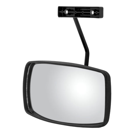 Mirror Assembly Convex Look-Down 10" x 6" Black Plastic
