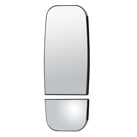 Mirror Head Replacement Glass Dual-Vision Heated Aerodynamic 7" x 13-1/2"