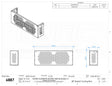 Mounting Bracket Towing Basket, 48W x 18"H x 10.25"D (Mounts to rear side of toolbox) 48" Width x 10" Height x 10.25" Depth