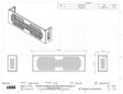 Mounting Bracket Towing Basket, 60W x 18"H x 10.25"D (Mounts to rear side of toolbox) 60" Width x 18" Height x 10.25" Depth