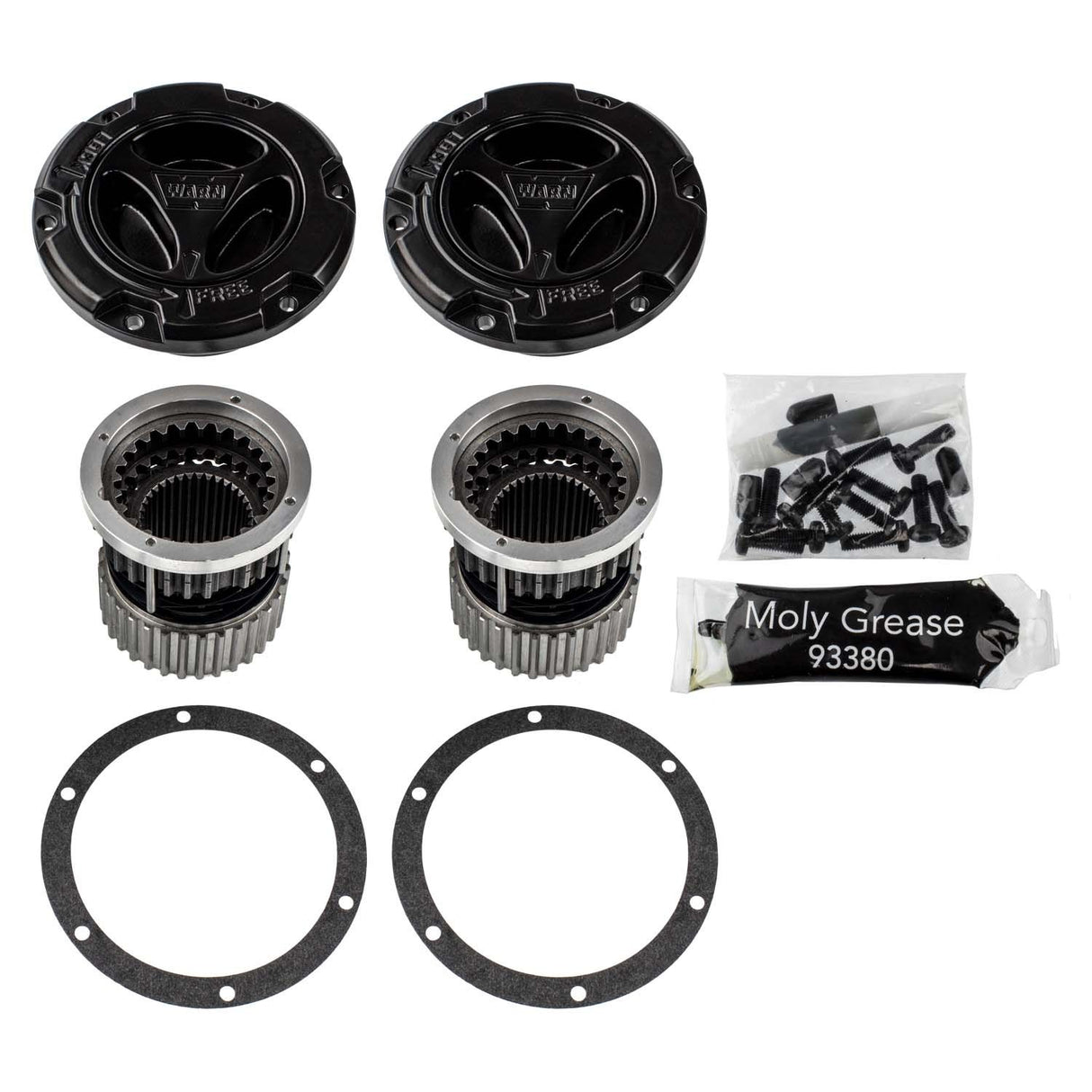 WRN BLACK HUB SET 35 SPLINE 05-'16