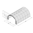 HAY STOR BLDG 20'W-30'L-12'H
