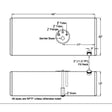 Ford Fuel Tank 47 Passenger Side Rectangular Front Fill 13"H x 20"W x 44"L Milgrade 