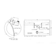 International Fuel Tank 103 Passenger Side Round Center Fill 26"D x 45"L Milgrade 2588146C93