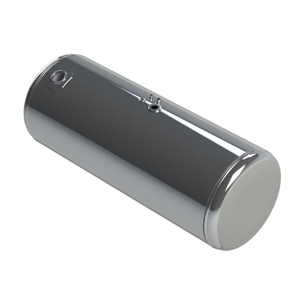 Peterbilt Fuel Tank Aluminum 2007 or Newer 101 Gallon Driver Side 26"D x 60"L Rear Fill  Polished 
