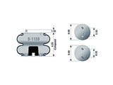Air Spring B-1159 Rolling Lobe