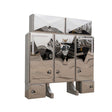 CAB RACK 84H-80W-14D 5DR 2BX