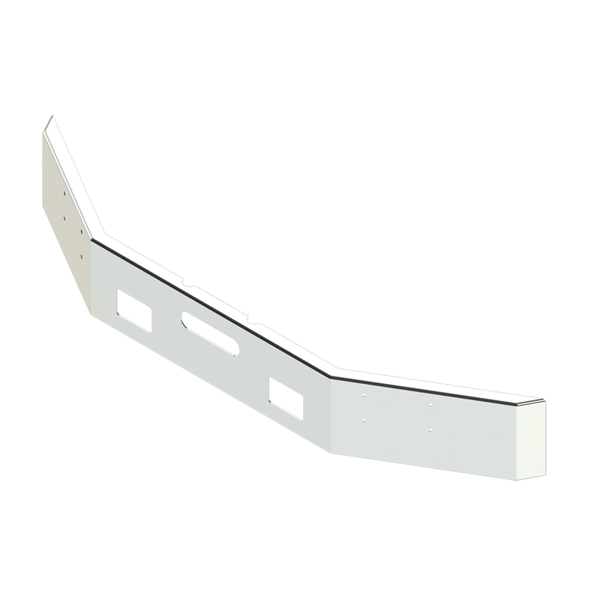 Freightliner FLC112 Bumper Chrome Set Back Axle