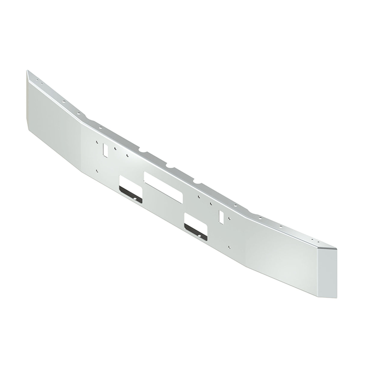 Freightliner FLD112, FLD120 Bumper Chrome with 6 inch Breakback