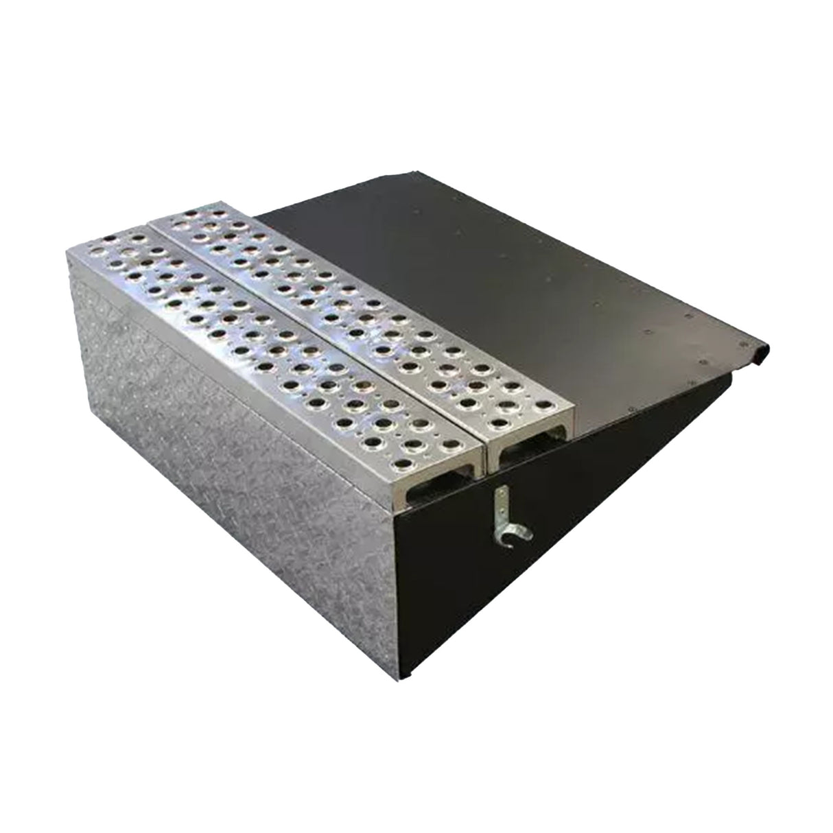 Freightliner Classic Battery Box Cover 31" Black Box with Step  