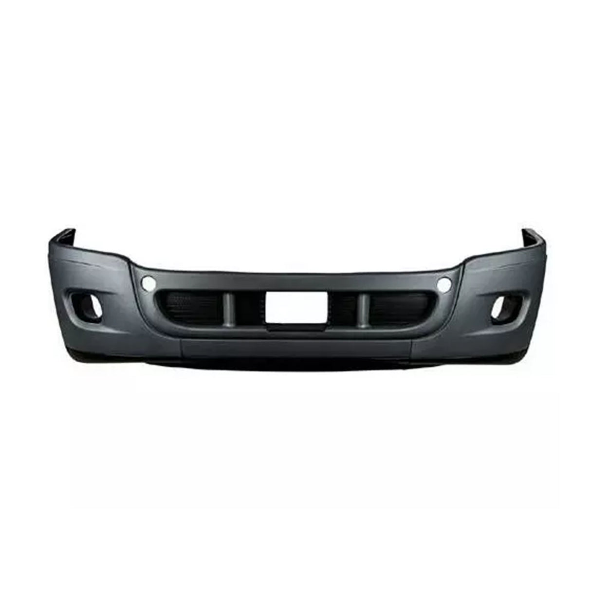 Freightliner Cascadia Bumper with Support without Fog Light Holes  