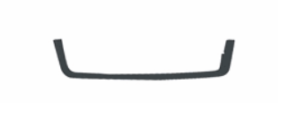 Freightliner Cascadia Bumper Stripe Black 2018 and Newer