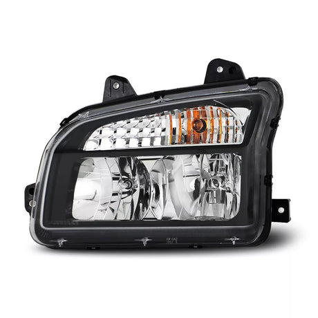 Kenworth T880 Halogen Headlight Assembly Black Driver Side 2013 and Newer