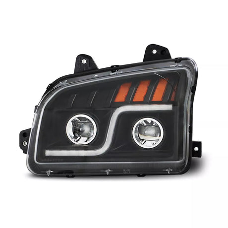 Kenworth T880 LED Headlight Assembly Black Driver Side 2013 and Newer