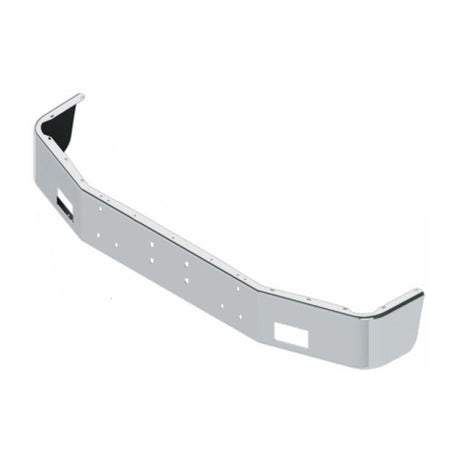 Peterbilt 357, 378 Bumper Chrome Set Back Axle