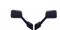International LT625 Hood Mirror Driver Side With Black Cover 2018 and Newer