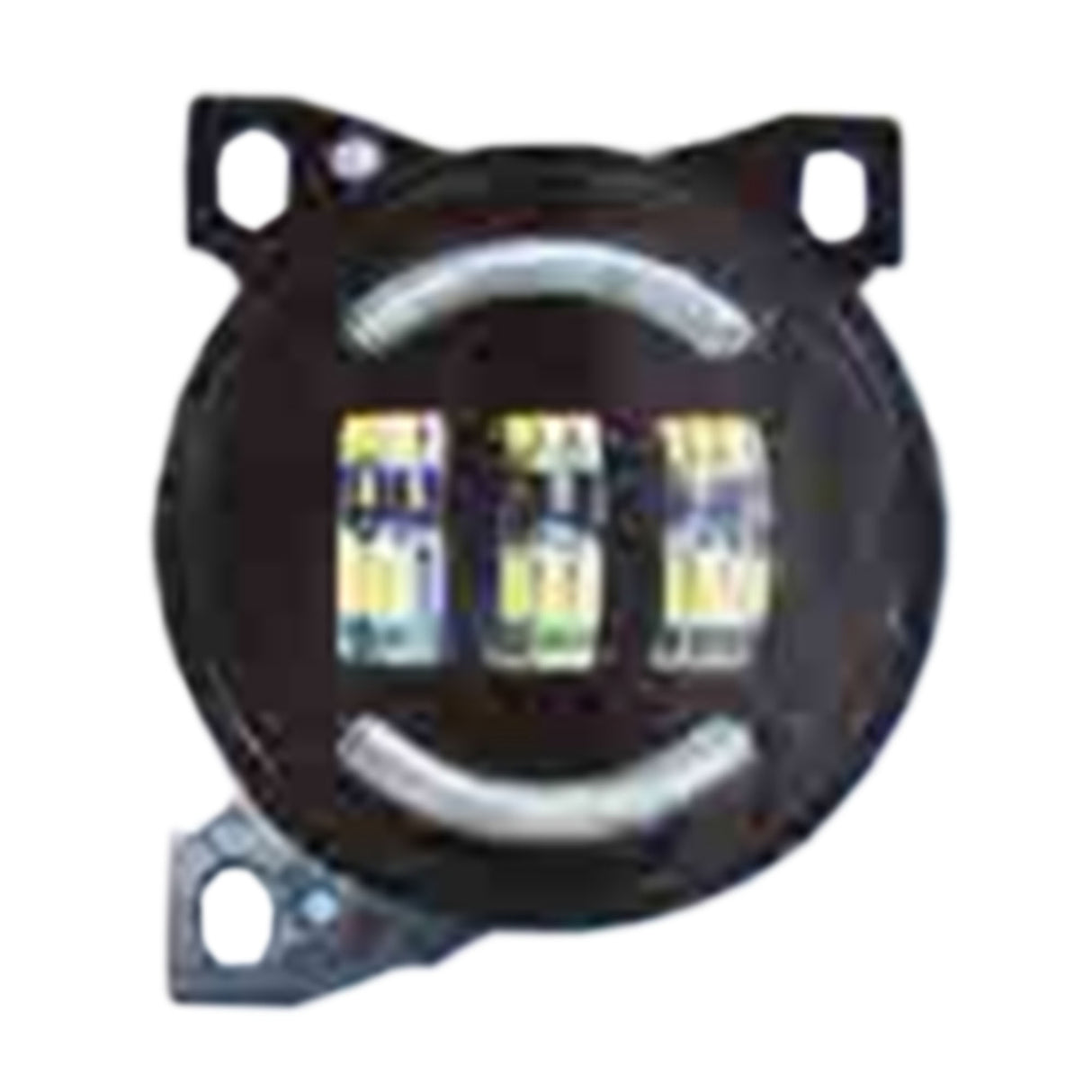 Kenworth T660 Fog Light Black LED with Halo Ring Passenger Side 