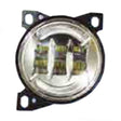 Kenworth T660 Fog Light Chrome LED with Halo Ring Passenger Side 