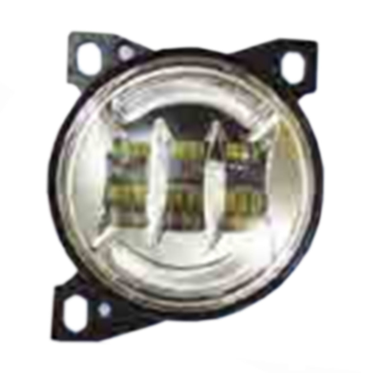 Kenworth T660 Fog Light Chrome LED with Halo Ring Passenger Side 