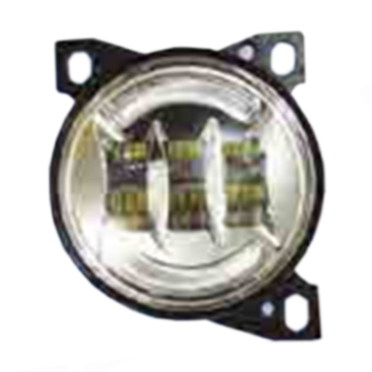 Kenworth T660 Fog Light Chrome LED with Halo Ring Driver Side 