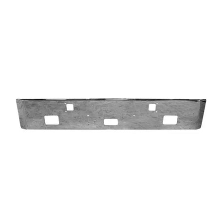 Kenworth W900B, W900L Bumper Flat Chrome 17" with Fog Light Holes  
