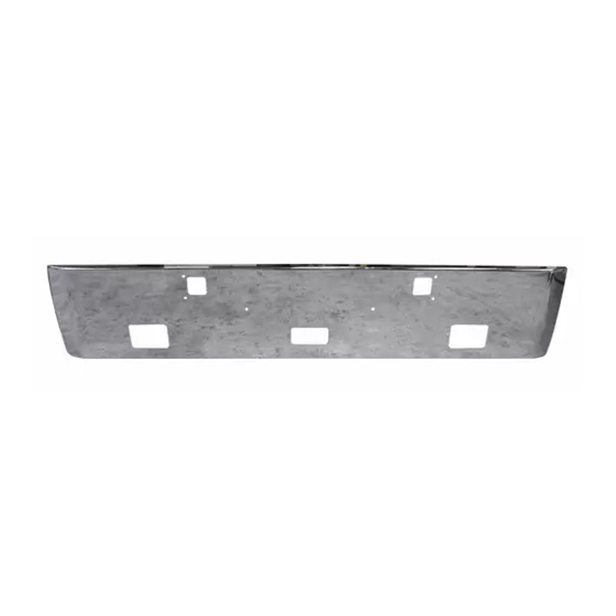 Kenworth W900B, W900L Bumper Flat Chrome 19" with Fog Light Holes  