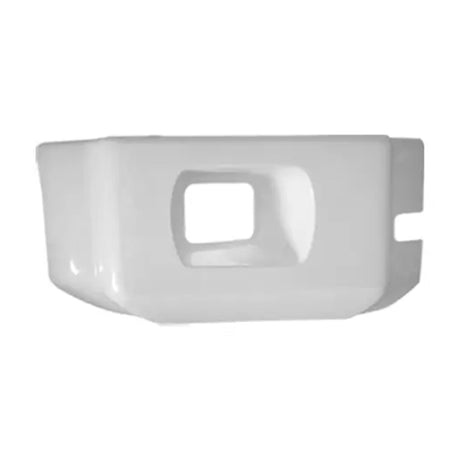 Kenworth T800 Bumper End Fiberglass with Fog Light Holes 2005 & Newer Passenger Side 