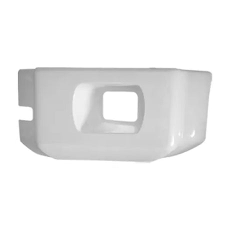 Kenworth T800 Bumper End Fiberglass with Fog Light Hole 2005 & Newer Driver Side 