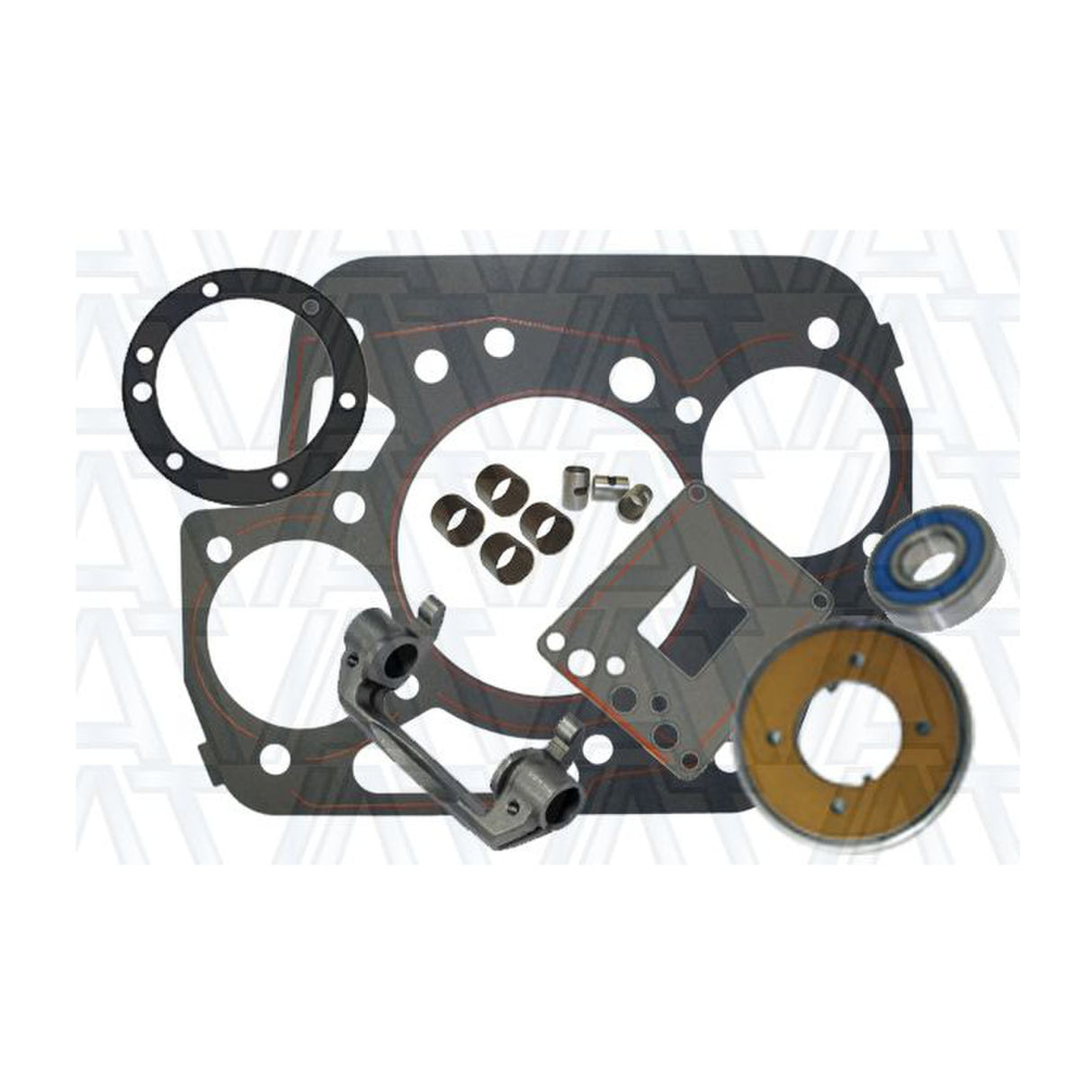 Clutch Bundle Kit Manual - High Temperature Pilot Bearing, 2" Torque Limiting Clutch Brake, Clutch Fork, Gasket Kit, and Cross Shaft Bushing Kit 6306-2RS, 127760, 105C-137, 4306584, 4303431