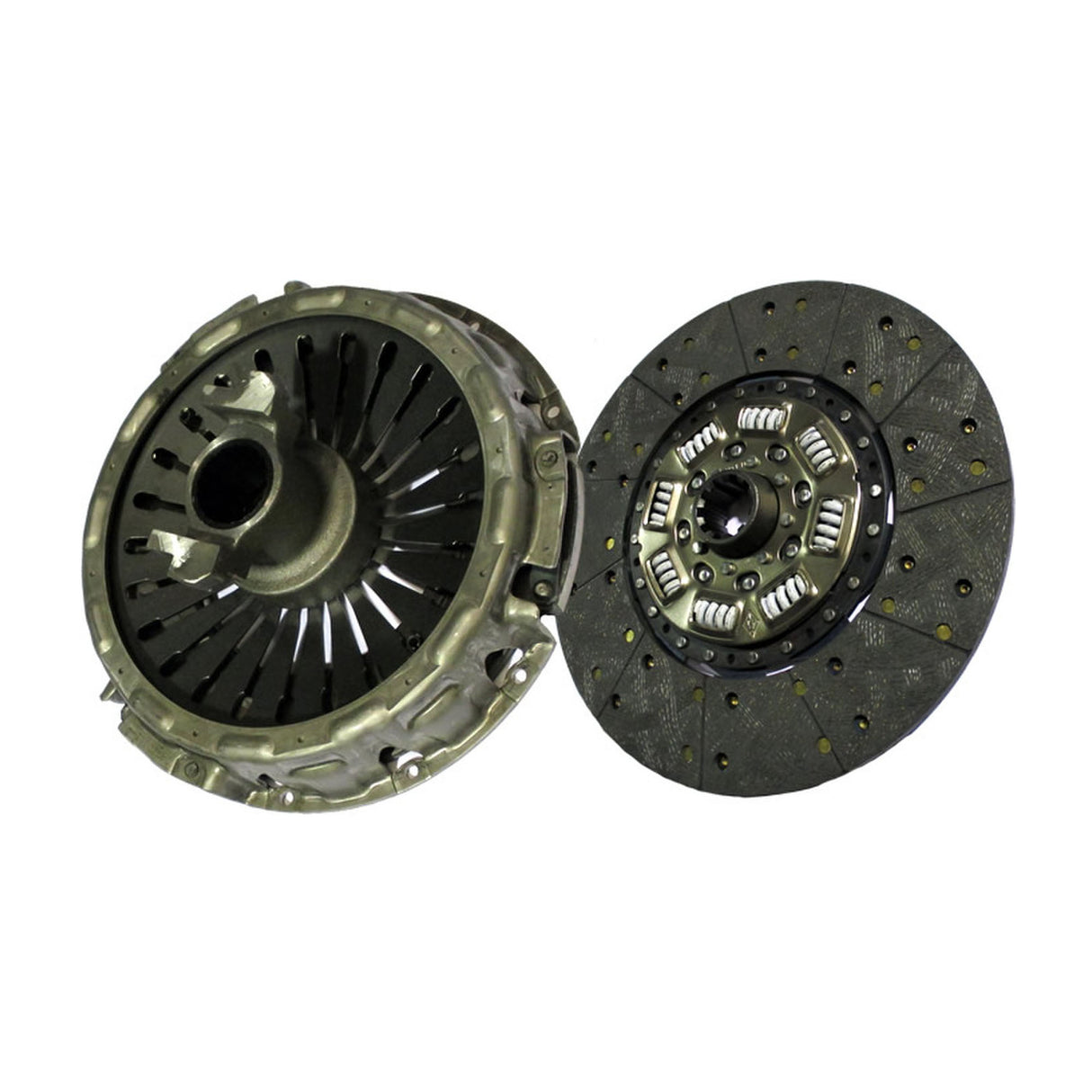 Clutch 365mm x 1-3/4” Stamped Steel, Single Plate, Organic 8-Spring Sealed Bearing 104101-2, 104101-8