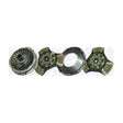 Clutch 365mm x 1-3/4” Stamped Steel, Two-Plate, 3-Paddle 8-Spring, 2500 Plate Load 860 Torque, Sealed Bearing, Includes Positive Separator Pin                                                         104200-1