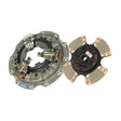 Clutch 310mm x 1-3/8" Stamped Steel, Single-Plate, Push-Type, 4-Paddle 8-Spring, 2400 Plate Load 400 Torque 107943-3