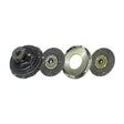 Clutch 14" x 1-3/4" Stamped Steel, Two-Plate, Organic 8-Spring, 2800 Plate Load 800 Torque, Includes Positive Separator Pin 107701-16A